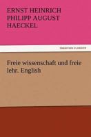 Freie Wissenschaft Und Freie Lehr. English 3847215426 Book Cover