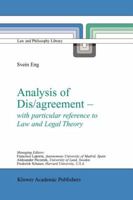Analysis of Dis/agreement - with particular reference to Law and Legal Theory 1402014902 Book Cover