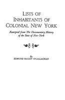 Lists of Inhabitants of Colonial New York B0073XUHYG Book Cover
