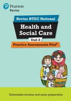 Pearson Revise Btec National Health and Social Care Practice Assessments Plus U2 - 2023 and 2024 Exams and Assessments 1292256699 Book Cover