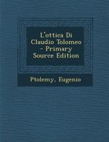 L'Ottica Di Claudio Tolomeo 1287729436 Book Cover