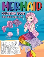 Mermaid Coloring Book For Kids Ages 4-8: Kids Coloring Books (US Edition) B08ZVWQ75D Book Cover