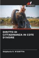 Diritto Di Cittadinanza in Cote d'Ivoire 6202363134 Book Cover