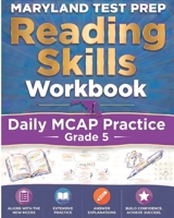 MARYLAND TEST PREP Reading Skills Workbook Daily MCAP Practice Grade 5: Preparation for the MCAP English Language Arts Assessments B0848QQVN7 Book Cover