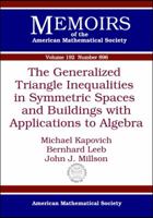 The Generalized Triangle Inequalities in Symmetric Spaces and Buildings with Applications to Algebra (Memoirs of the American Mathematical Society) 0821840541 Book Cover