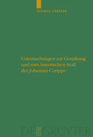 Untersuchungen Zur Gestaltung Und Zum Historischen Stoff Der Johannis Coripps = Studies in the Structure and Historical Material of Corippusa Johan 3110201070 Book Cover