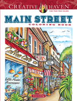 Creative Haven Main Street Coloring Book 0486842444 Book Cover