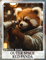 Outer Space Red Panda Photo Book: Explore 40 Stunning Images Featuring Adorable Pandas In Cosmic Adventures, Perfect For All Ages B0DQDW1JSC Book Cover