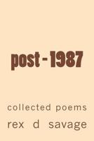 post - 1987: collected poems 1484886968 Book Cover
