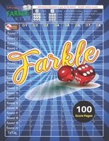 Let's Have A FARKLE Party!: V.2 Farkle Score Sheets 100 pages for Farkle Classic Dice Game Nice Obvious Text Large size 8.5*11 inch (Gift) 1675144745 Book Cover