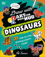 Draw with Art for Kids Hub Dinosaurs 0593970497 Book Cover