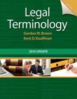 Legal Terminology: 2014 Update 0133766977 Book Cover
