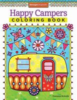 Happy Campers Coloring Book 1574219650 Book Cover