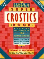 Simon & Schuster's Super Crostics Book, No. 3 0671511327 Book Cover