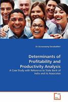 Determinants of Profitability and Productivity Analysis 3639326091 Book Cover