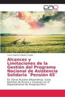 Alcances y Limitaciones de la Gestión del Programa Nacional de Asistencia Solidaria ¨Pensión 65¨: En Zonas Rurales Altoandinas, Caso: Distritos de ... de Arequipa-Perú 6138987020 Book Cover
