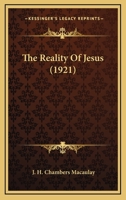 The Reality of Jesus 1163901806 Book Cover