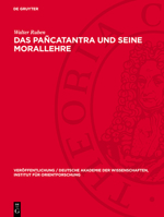 Das Pañcatantra Und Seine Morallehre 3112740424 Book Cover