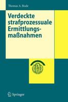 Verdeckte Strafprozessuale Ermittlungsmassnahmen 3642326609 Book Cover