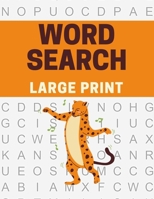 Large Print Word Search: Large Printed Word Searches for Elderly B08T42DMFN Book Cover