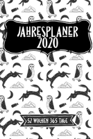 Jahreskalender 2020 52 Wochen 365 Tage: -53 Wochen undatiert A5 Notizbuch für Notizen & Termine Wochenplaner 200 Seiten (German Edition) 1711306614 Book Cover