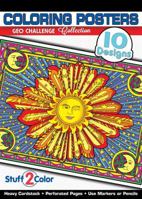 Geo Challenge - Premium Adult Coloring Book (10 Designs) 0990867862 Book Cover