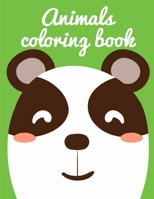 Animals coloring book: Funny Image age 2-5, special Christmas design 1710233044 Book Cover