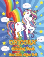 Coloring Book: UNICORN Coloring Notebook for Kids Ages 4-8 (Mysterious interesting cute unicorn clip art MAZES Sudoku Puzzle games an B08LNJKYHP Book Cover