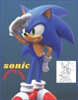 Sonic: Coloring Book for Kids and Adults with Fun, Easy, and Relaxing B08R6TN33S Book Cover
