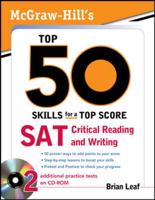 McGraw-Hill's Top 50 Skills SAT Critical Reading and Writing with CD-ROM 0071613951 Book Cover