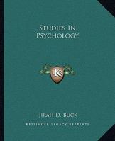 Studies In Psychology 1419115170 Book Cover