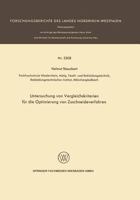 Untersuchung Von Vergleichskriterien Fur Die Optimierung Von Zuschneideverfahren 353102308X Book Cover