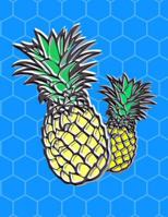 5 x 5 Graph Paper Notebook: Pineapples 1719025274 Book Cover