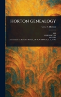 Horton Genealogy 1023344807 Book Cover