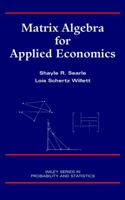 Matrix Algebra for Applied Economics 0471322075 Book Cover
