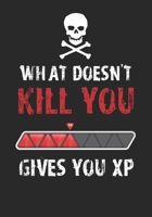 What Doesn't Kill You Gives You XP: Mixed Role Playing Gamer Paper (College Ruled, Graph, Hex): Funny RPG Journal 1709943483 Book Cover