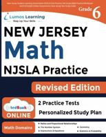New Jersey Student Learning Assessments (NJSLA) Test Practice: 6th Grade Math Practice Workbook and Full-length Online Assessments: New Jersey Test Study Guide 1689665416 Book Cover