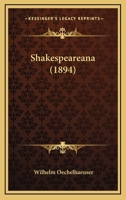 Shakespeareana 1164893866 Book Cover