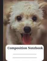 Composition Notebook: Toy Poodle Composition Notebook | Soft Cover | Over 200 pages | Alternating Rectangular Drawing Area | 6 Handwriting Lines 1723250147 Book Cover