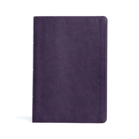 KJV Large Print Thinline Bible, Plum LeatherTouch 1087782791 Book Cover