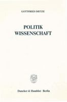 Politik - Wissenschaft 3428065581 Book Cover