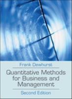 Quantitative Methods for Business and Management 0077109023 Book Cover