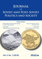 Journal of Soviet and Post-Soviet Politics and Society 2018/1 3838211669 Book Cover