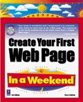 Create Your First Web Page In a Weekend 0761513884 Book Cover