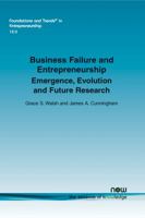 Business Failure and Entrepreneurship: Emergence, Evolution and Future Research 1680831569 Book Cover