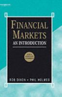 Financial Markets: An introduction 0412622807 Book Cover