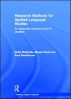 Research Methods for Applied Language Studies: An Advanced Resource Book for Students 0415551412 Book Cover