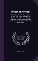 Breach of Privilege 1359775579 Book Cover