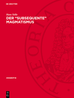 Der "Subsequente" Magmatismus 3112783581 Book Cover