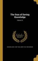 The Sum of Saving Knowledge; Volume 24 137210965X Book Cover